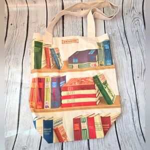 Cavallini Papers & Co. Library Books Tote Bag